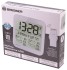 Часы настенные Bresser MyTime Meteotime LCD, серебристые Часы настенные Bresser MyTime Meteotime LCD, серебристые