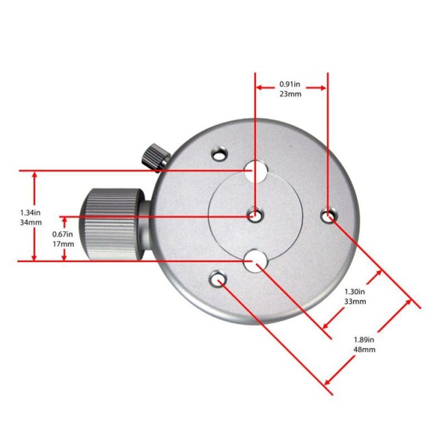 Крепление пластины «ласточкин хвост» GSO для Ричи-Кретьена 8"