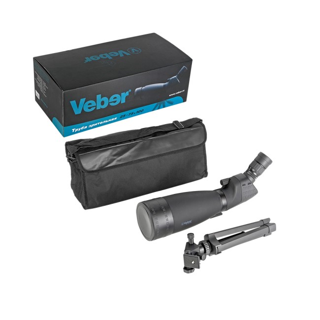 Зрительная труба Veber 25-75x100 Зрительная труба Veber 25-75x100