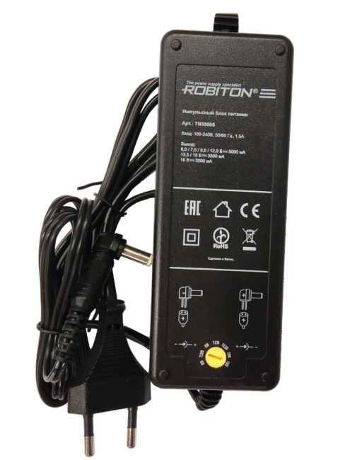 Блок питания импульсный Robiton TN5000S, 5000мА Блок питания импульсный Robiton TN5000S, 5000мА