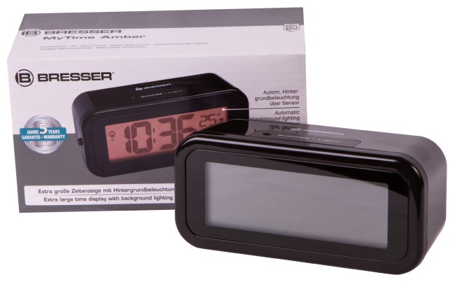 Часы Bresser MyTime Amber, черные