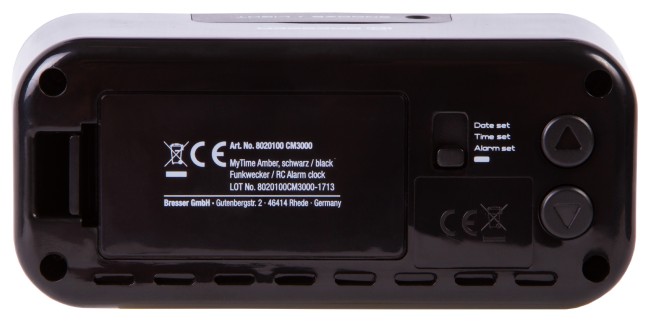 Часы Bresser MyTime Amber, черные