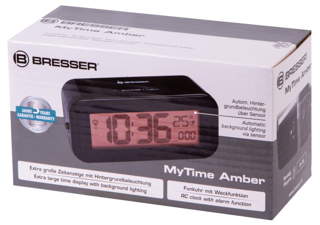 Часы Bresser MyTime Amber, черные