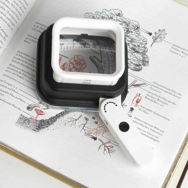 Лупа Veber MG5055 измерительная с подсветкой