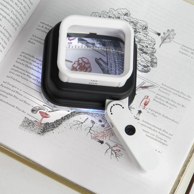 Лупа Veber MG5055 измерительная с подсветкой