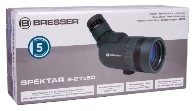 Зрительная труба Bresser Spektar 9-27x50 Зрительная труба Bresser Spektar 9-27x50