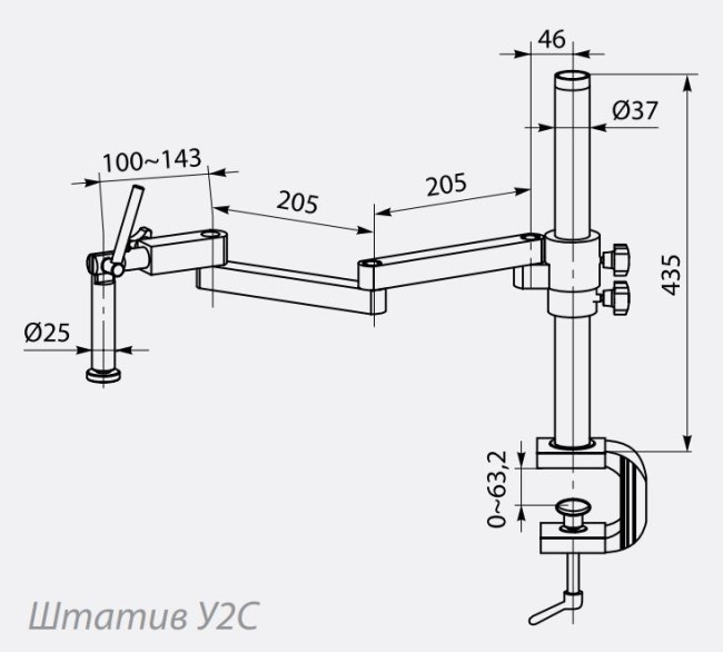 Штатив У2С без держателя