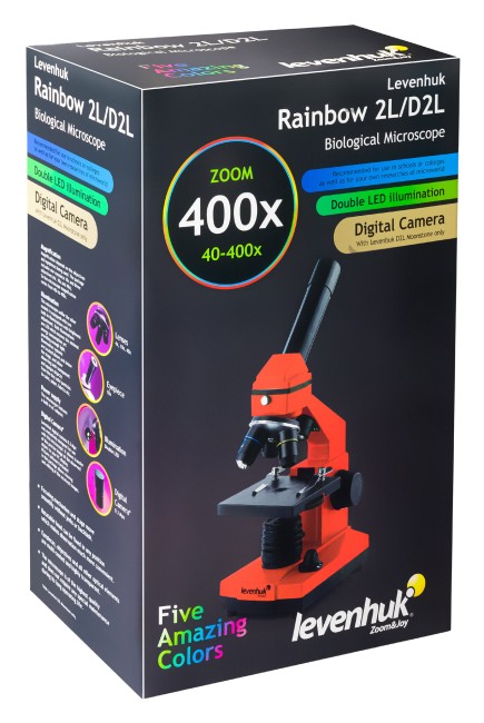Микроскоп Levenhuk Rainbow 2L Azure\Лазурь Микроскоп Levenhuk Rainbow 2L Azure\Лазурь