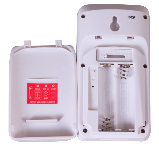 Метеостанция проекционная Bresser с цветным дисплеем, черная