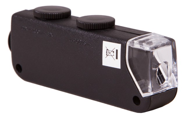 Микроскоп карманный Bresser 60x-100x со светодиодной подсветкой