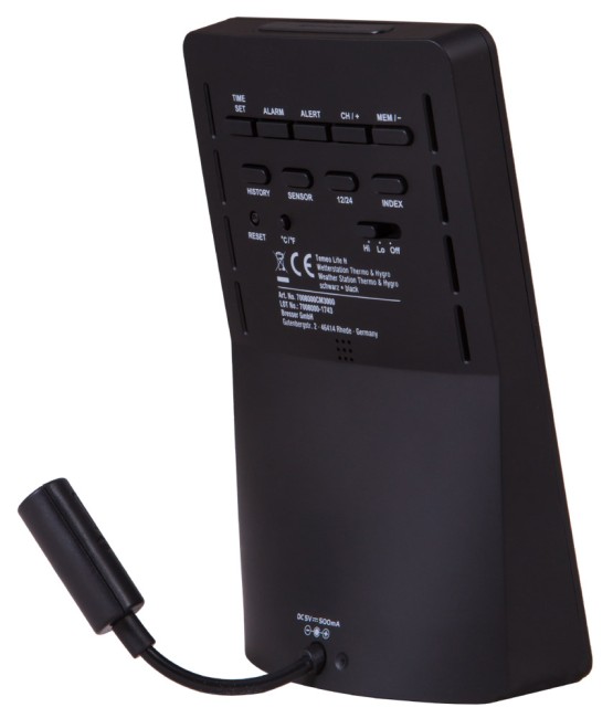 Метеостанция Bresser Temeo Life H с цветным дисплеем, черная Метеостанция Bresser Temeo Life H с цветным дисплеем, черная