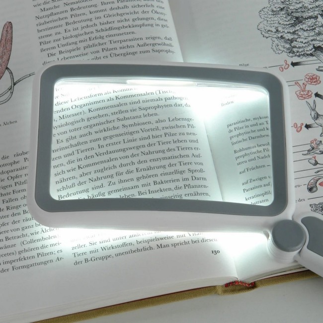 Лупа складная Veber MG12075 с подсветкой