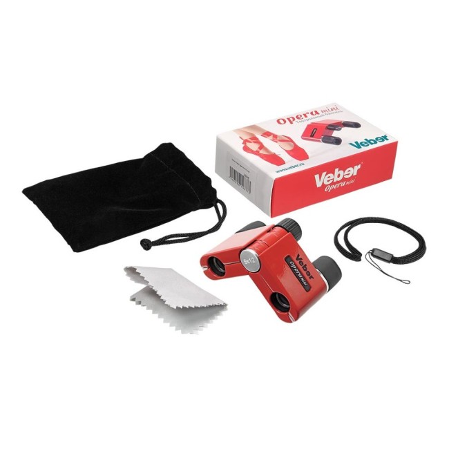 Бинокль Veber Opera mini 5x12 Red Бинокль Veber Opera mini 5x12 Red