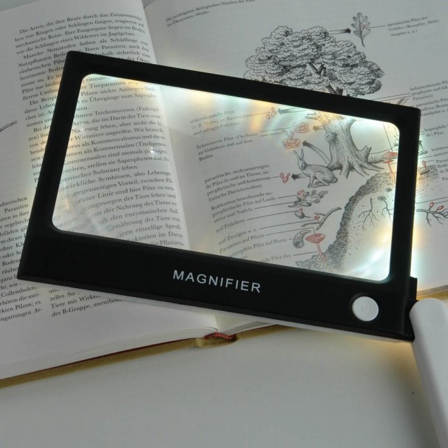 Лупа складная Veber MG1810 с подсветкой