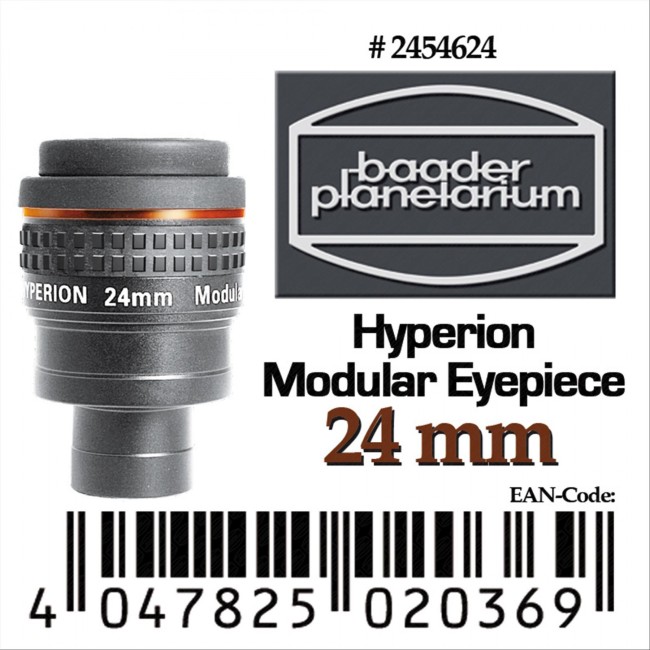 Окуляр Baader Planetarium Hyperion 24 мм, 1,25"-2" Окуляр Baader Planetarium Hyperion 24 мм, 1,25"-2"
