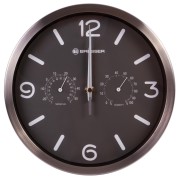 Часы настенные Bresser MyTime ND DCF Thermo/Hygro, 25 см, серые