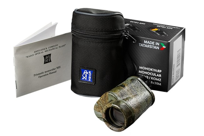 Монокуляр КОМЗ "Байгыш" МП2 8х30М камуфляж хантер рубин