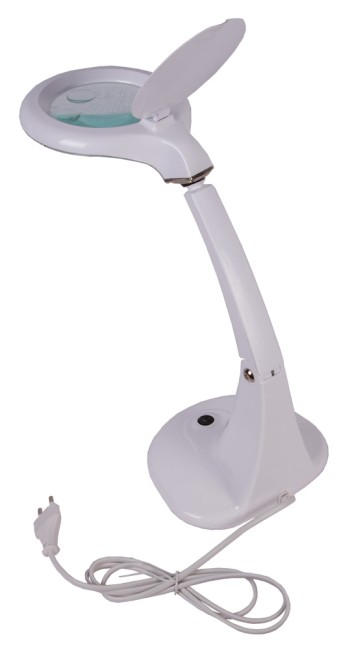 Лупа настольная Bresser 2х/4x, 100 мм, с подсветкой Лупа настольная Bresser 2х/4x, 100 мм, с подсветкой