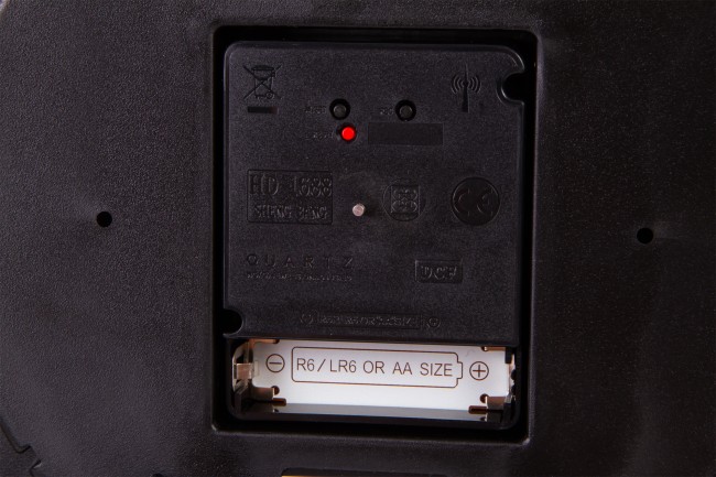 Часы настенные Bresser MyTime ND DCF Thermo/Hygro, 25 см, фиолетовые