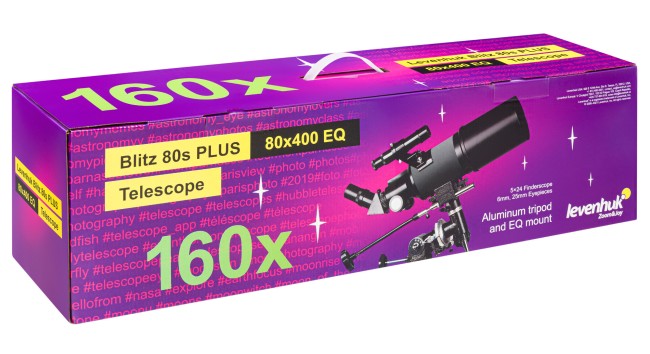 Телескоп Levenhuk Blitz 80s PLUS Телескоп Levenhuk Blitz 80s PLUS
