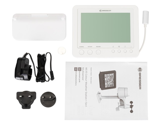 База для метеостанций Bresser Wi-Fi, белая База для метеостанций Bresser Wi-Fi, белая