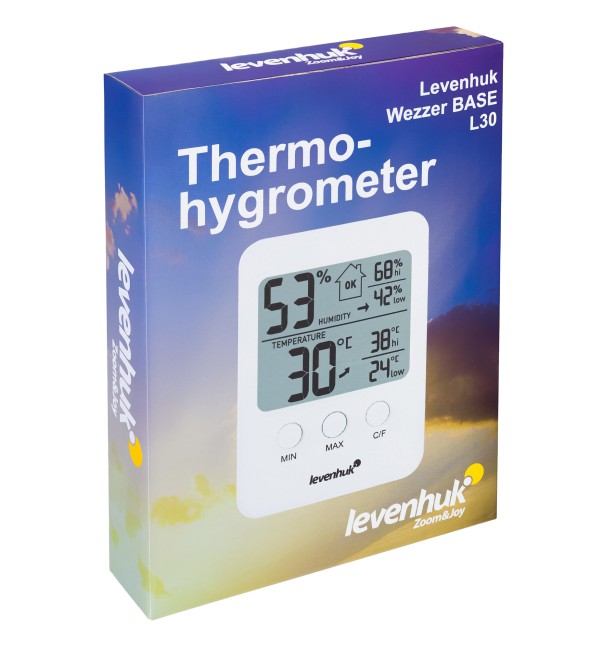 Термогигрометр Levenhuk Wezzer BASE L30, белый