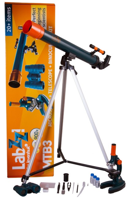 Набор Levenhuk LabZZ MTВ3: микроскоп, телескоп и бинокль Набор Levenhuk LabZZ MTВ3: микроскоп, телескоп и бинокль